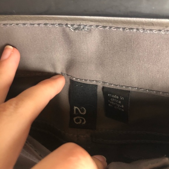 Club Monaco grey skinny pants 26 - Picture 4 of 4